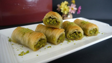 Baklavas rolls aux pistaches (recette libanaise)