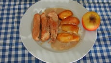 Poulet au cidre et aux pommes