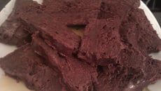 Tranches fondantes au chocolat et praliné