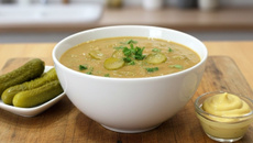 Sauce charcutière moutarde et cornichons