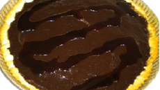 Tarte fondante chocolat / caramel