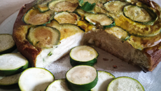 cake chévre et courgette