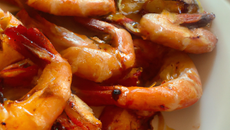 Crevettes au bourbon