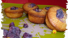 Petits moelleux à la violette