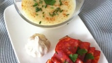 AIL ! AIL ! AIL ! Mon velouté et sa bruschetta aillée au chorizo