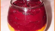 Verrine de betterave et carotte