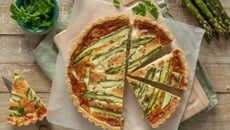 Quiche aux asperges vertes