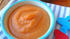 Purée de pomme de terre aux tomates pour bébé (SANS gluten, lait, arachide) {à partir de 7 mois}