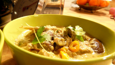 Porc au curry vert