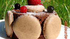 Sublime au chocolat et aux macarons