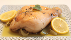 Poularde au citron confit