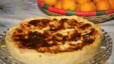 Flan pâtissier sans pâte aux abricots