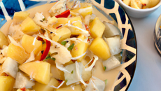 Salade de pommes de terre à la thaï et lait de coco