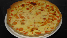 Tarte aux carottes façon orientale
