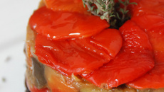 Duo riz venere poivrons et légumes d'été