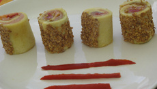 Roulé de pain de mie au saumon façon Maki
