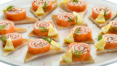 Roulades de saumon maison