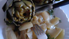 Pâtes aux artichauts