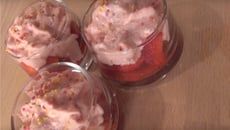 Mousse à la fraise express