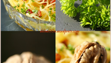 Courge spaghetti en salade