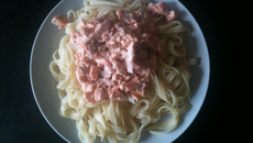 Tagliatelle au saumon