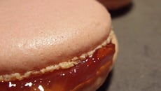 Macarons au confit de fleurs de rose
