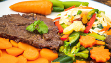 Bœuf et légumes à l'asiatique