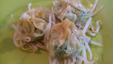 Ballotines de merlan fraîchement relevées