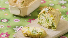 Mini-cakes aux légumes et au thon