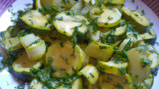 Poêlée de courgettes à la coriandre