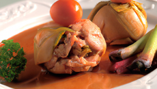 Ballotins de dinde au gaperon