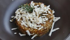 Risotto de sarrasin à la courge et speck