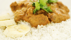 Curry de filet mignon de porc en cocotte