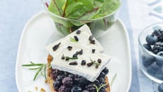 Tartines baies noires et Caprice des Dieux