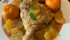 Chapon au clémentines