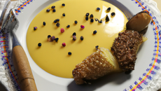Cromesquis montagnard et sa sauce au cantal jeune