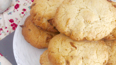 Cookies au beurre de noix de coco et ananas