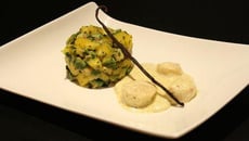 Saint-Jacques la cèrme la vanille, tartare avocat-mangue-coriandre