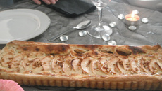 Tarte pommes / crème de marron