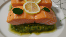 Pavé de saumon au citron vert