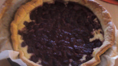 Tarte à la framboise