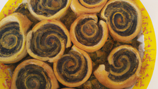 Tourte d'escargots au bleu