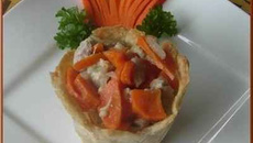 Feuilletés de thon frais aux carottes