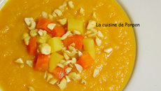 Soupe au panais, carotte et céleri rave