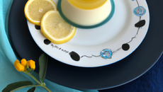 Panna cotta vanillée au lemon curd