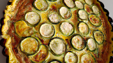 Tarte chevrottine à la courgette