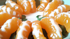 Aiguillettes de pintade à la mandarine