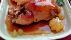 Dinde au miel et gingembre