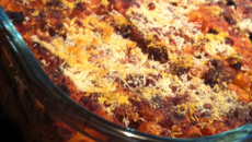 Gratin de coquillettes Hot Ketchup !