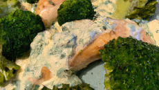 Poulet au brocoli gorgonzola